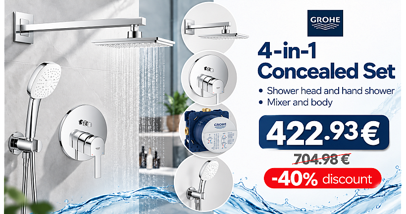 Grohe 4-in-1 Built-In Set